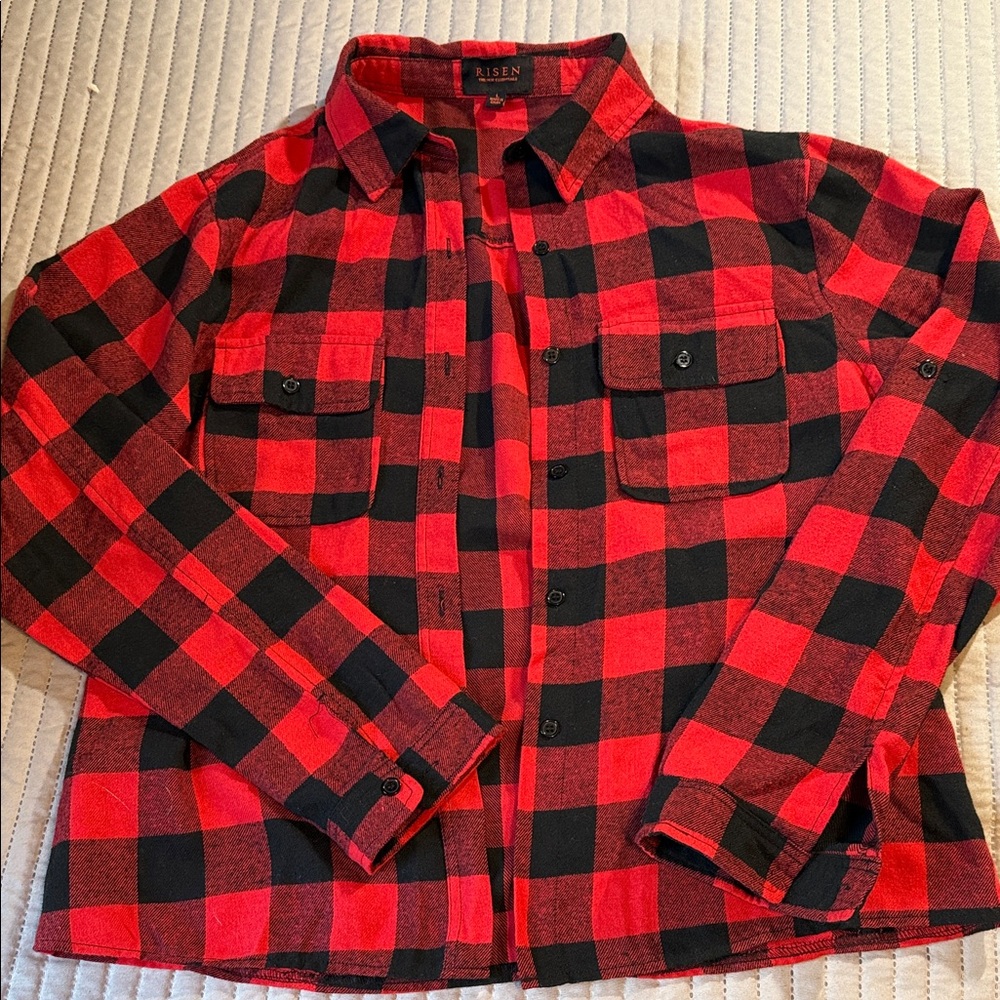 Alden Red and Black Checkered Shirt
